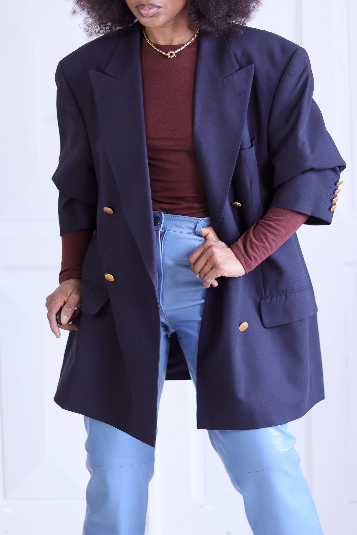 Louis Feraud blazer coupe croisée