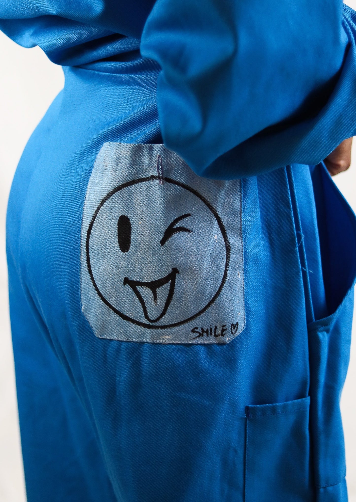 Bleu de travail vintage upcyclé