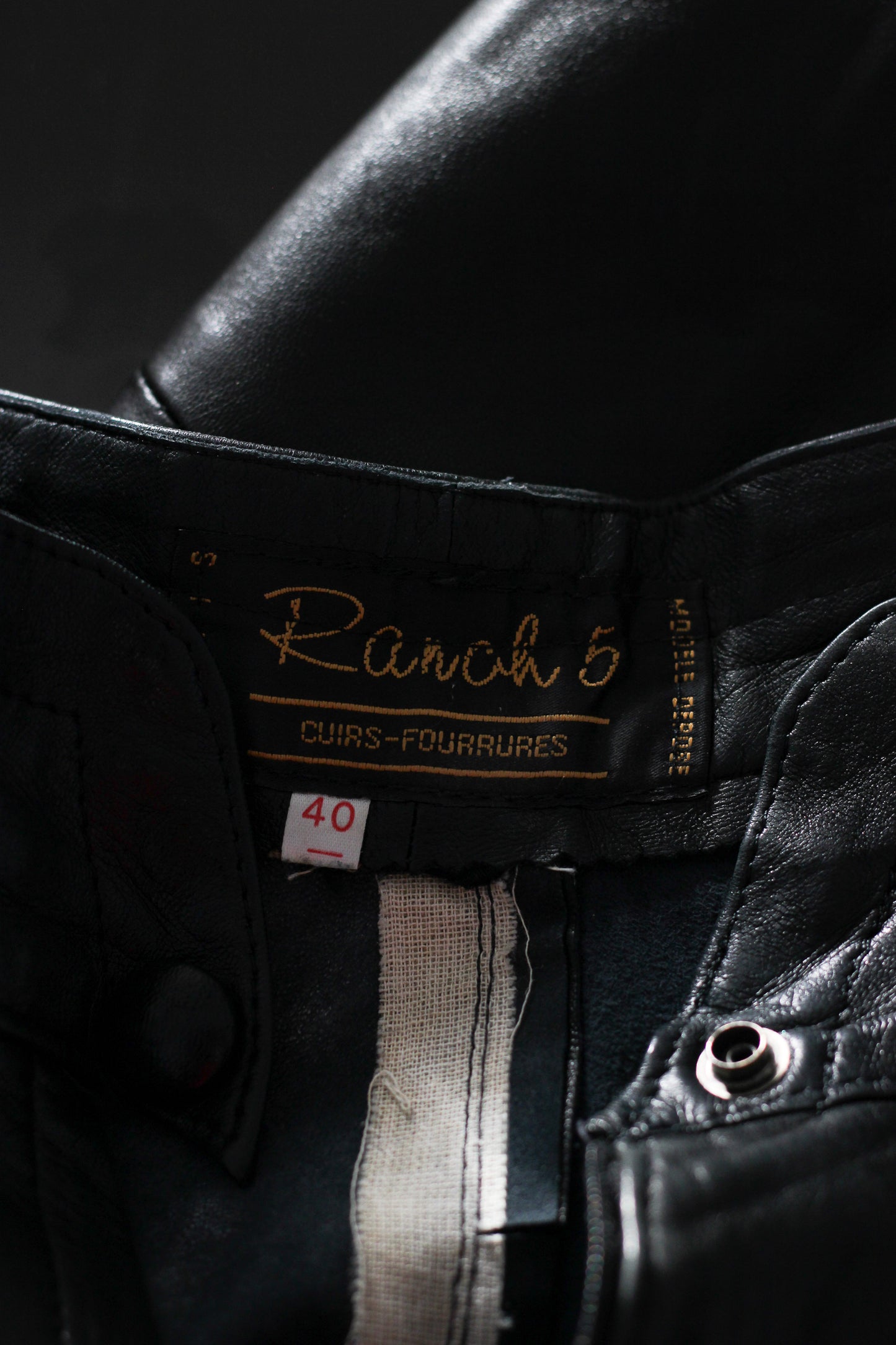 Ranah pantalon cuir