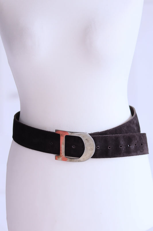 Dior ceinture cuir suede