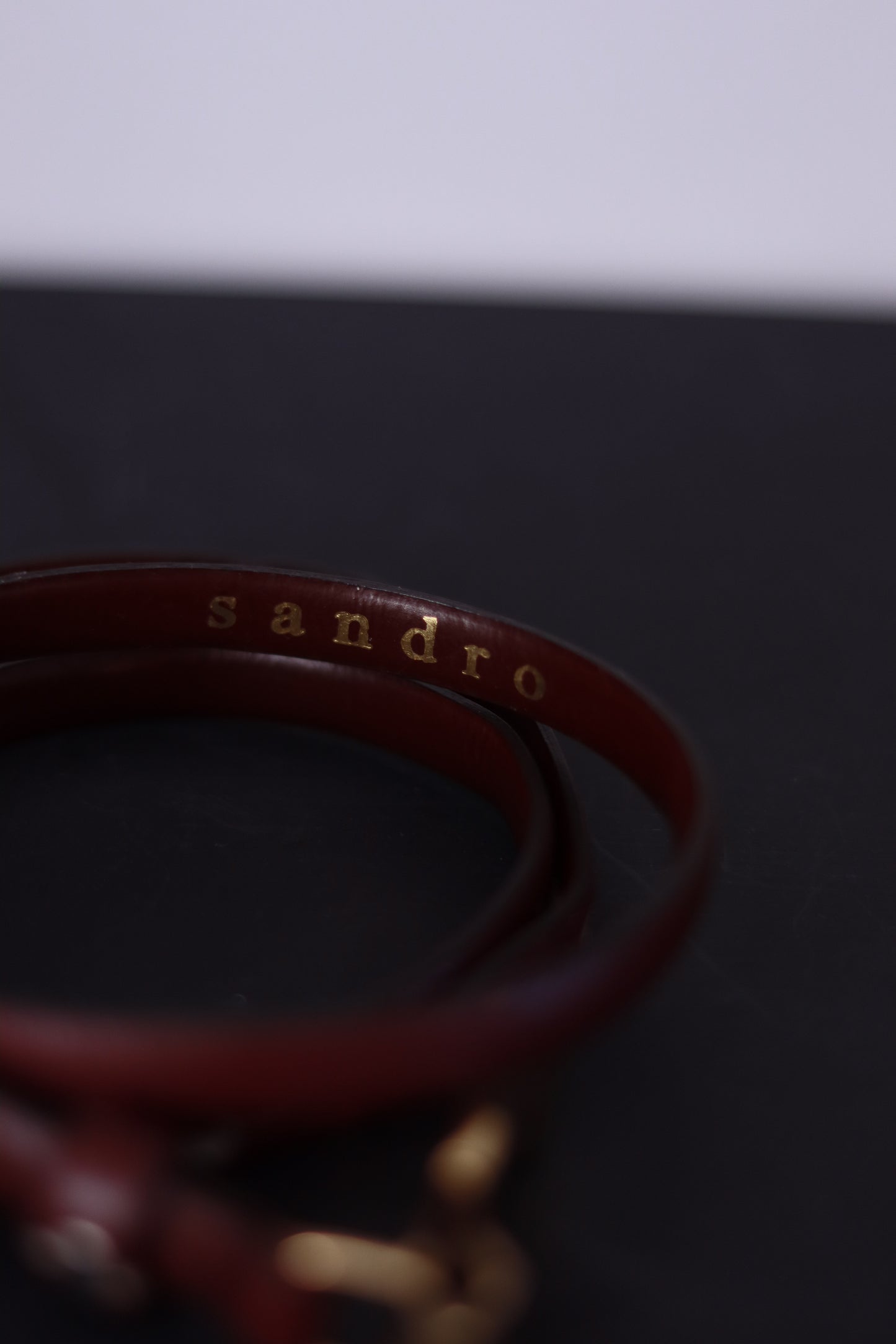 Ceinture cuir Sandro