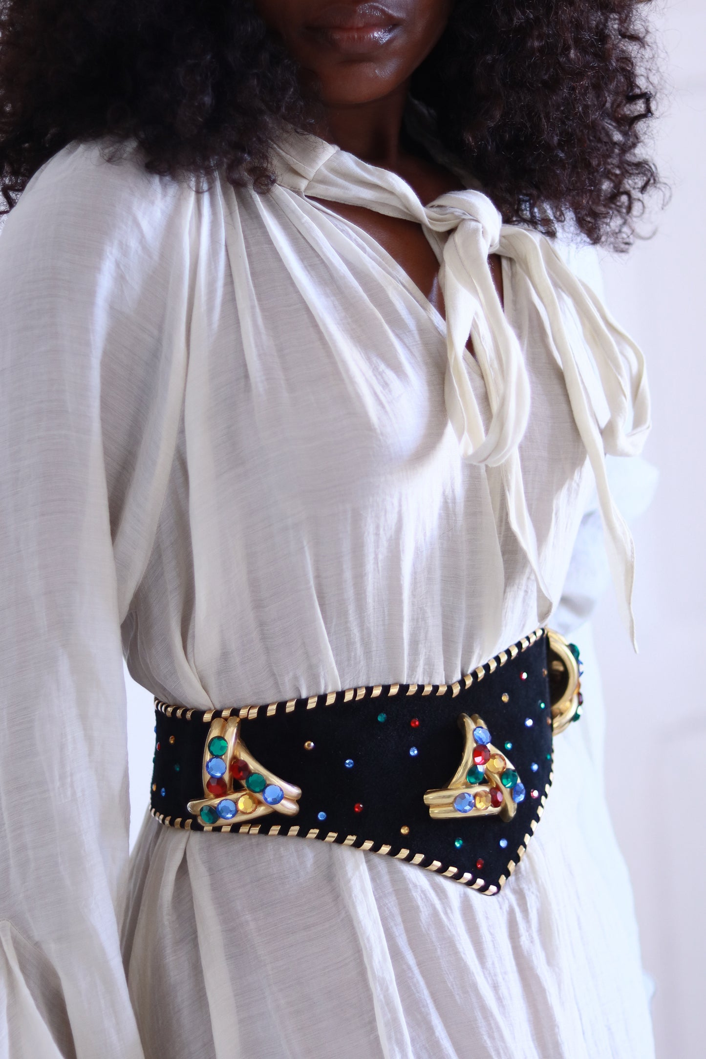 Ceinture large de cocktail