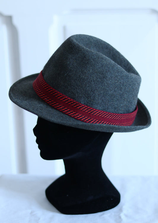 Chapeau Trilby en laine feutrée