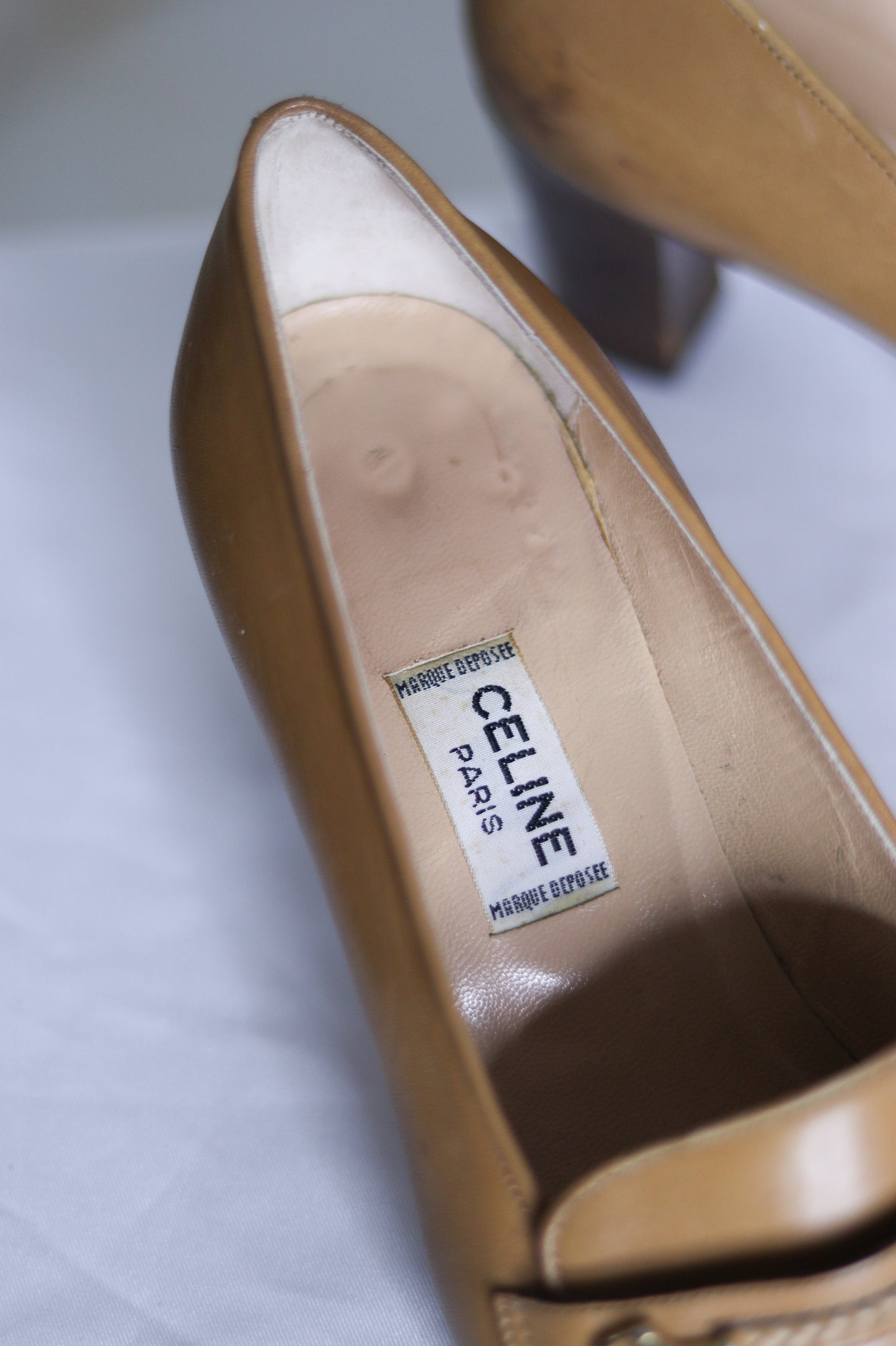 Escarpins cuir Céline
