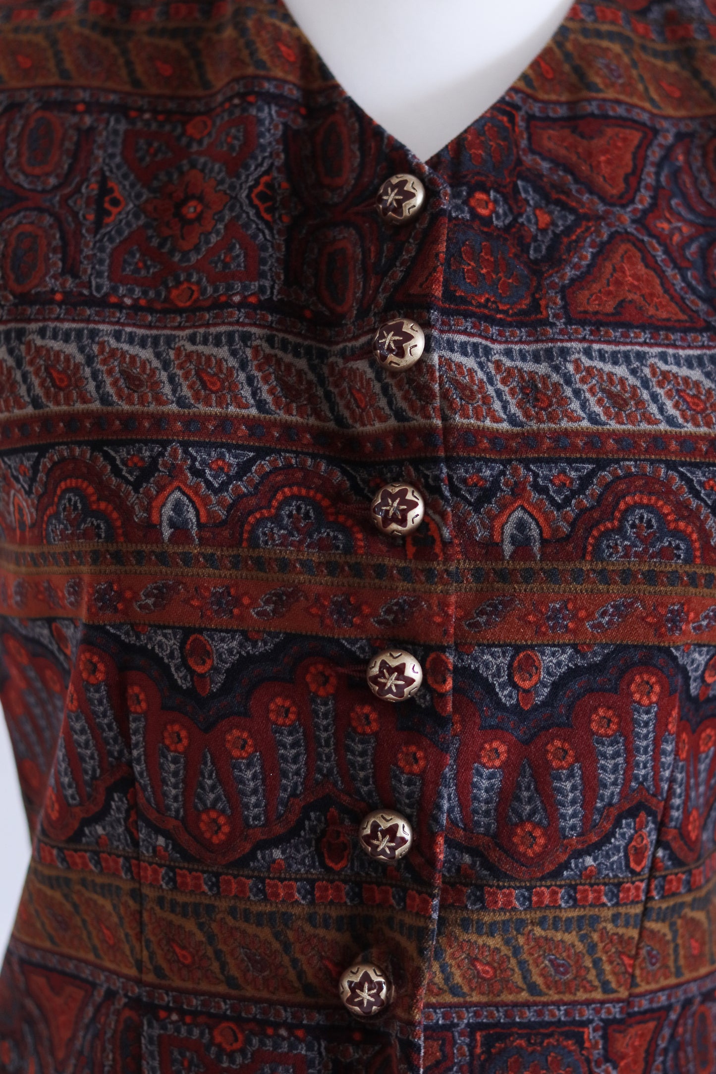 Daniel D gilet baroque cachemire