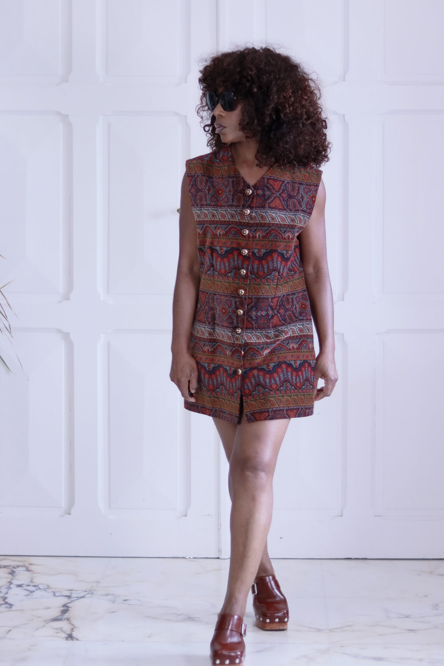 Daniel D gilet baroque cachemire