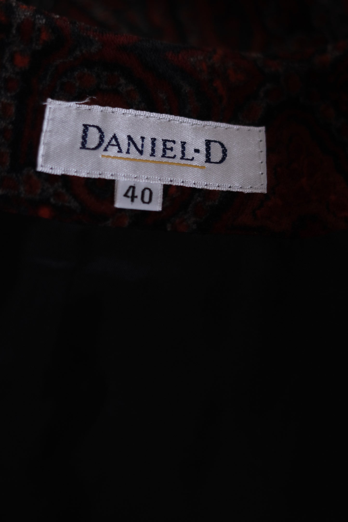 Daniel D gilet baroque cachemire