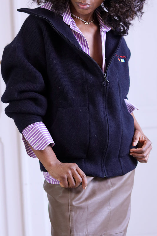 Kersauson cardigan en laine