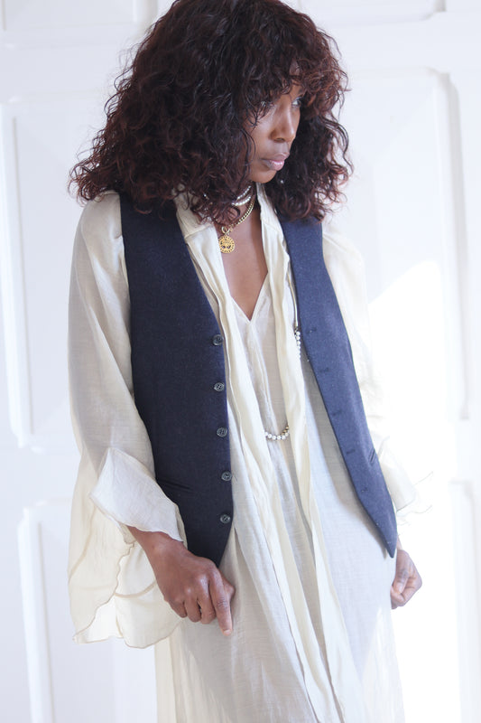 Gilet costume en laine