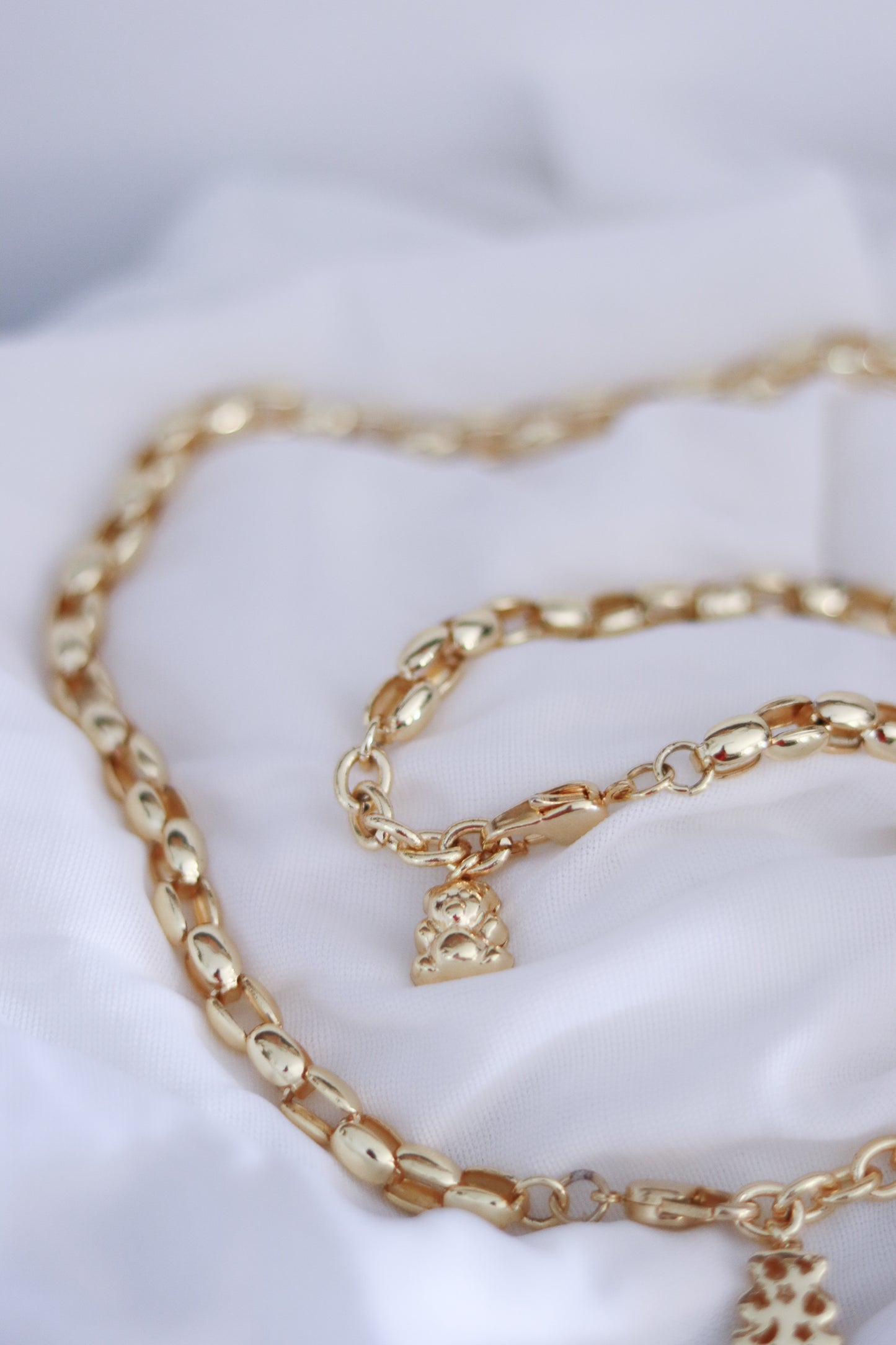 Parure bijoux ourson