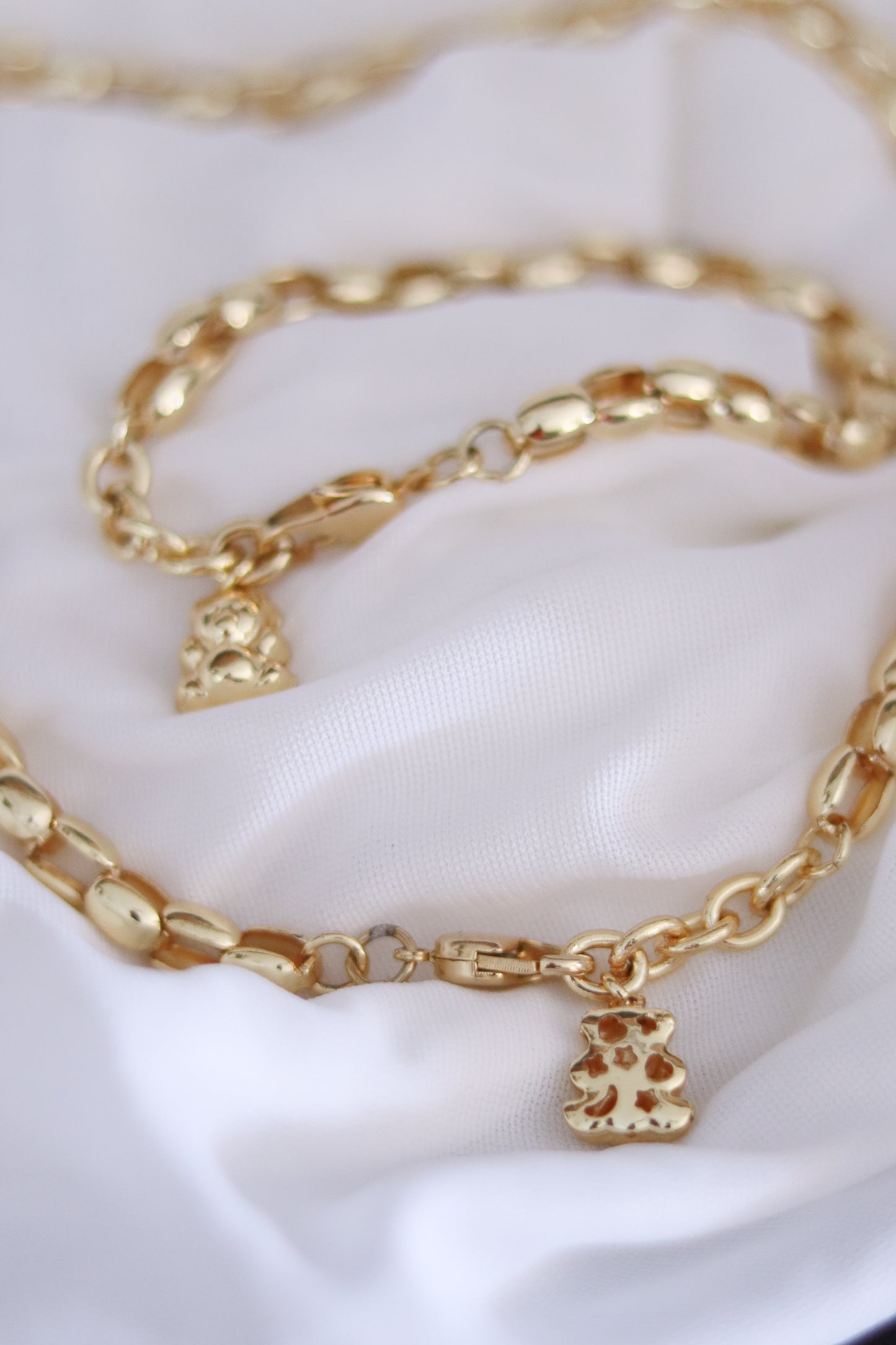 Parure bijoux ourson