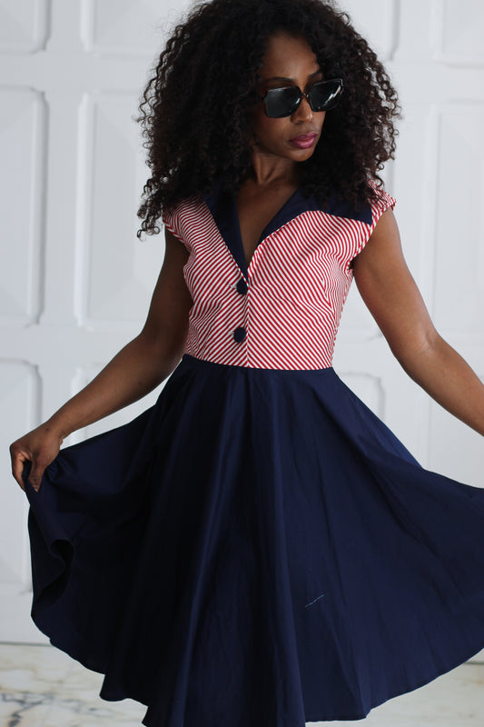 Maggie Tang robe marine