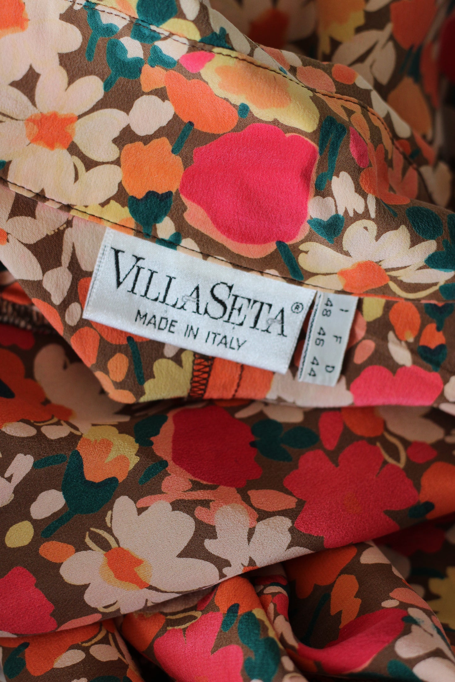Villa Seta robe fleuri en soie
