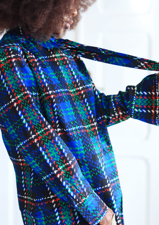 Robe vintage col lavallière