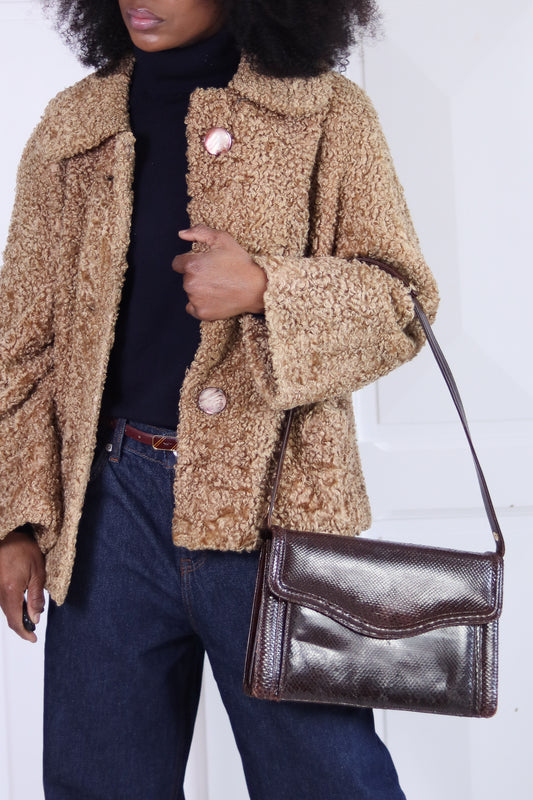 Sac en cuir années 1960