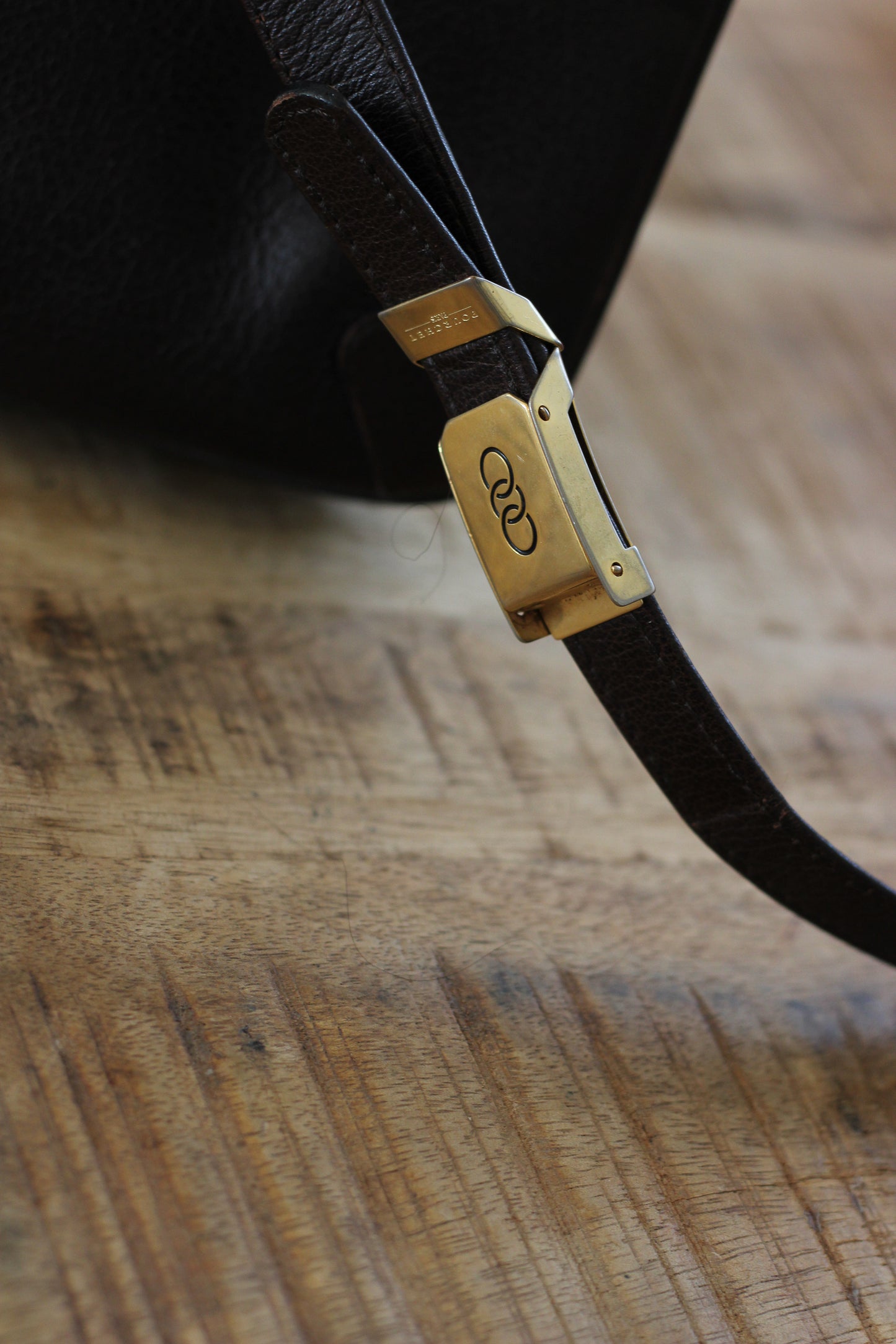 Sac bandoulière en cuir Pourchet
