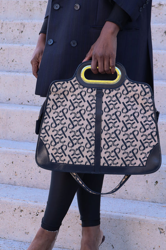 Sac monogrammé Pierre Cardin vintage