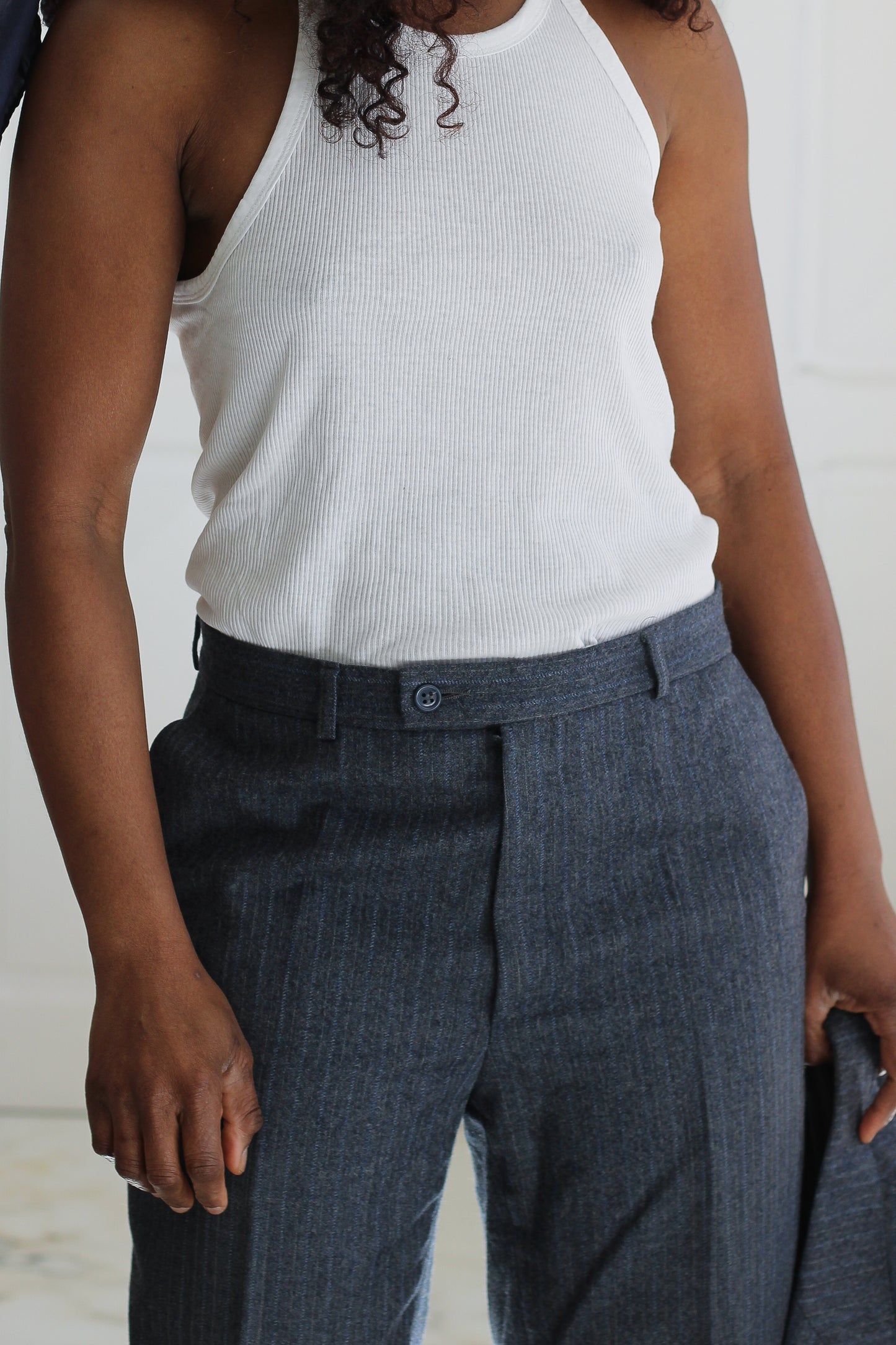 Tailleur pantalon masculin en laine