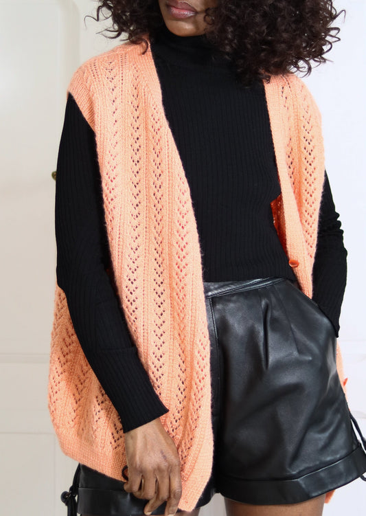 FAIT MAIN gilet tricot