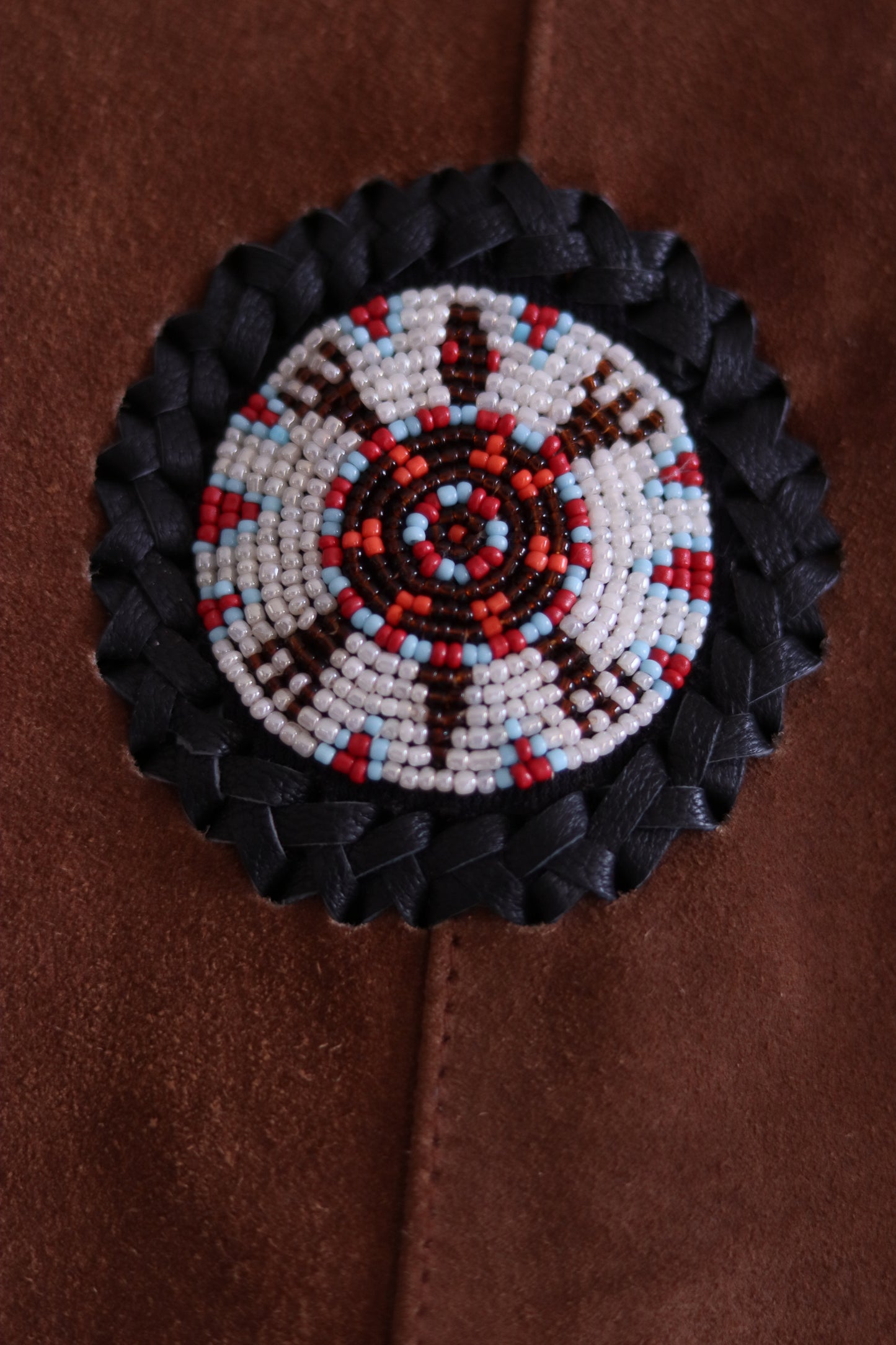 Veste à franges artisanale