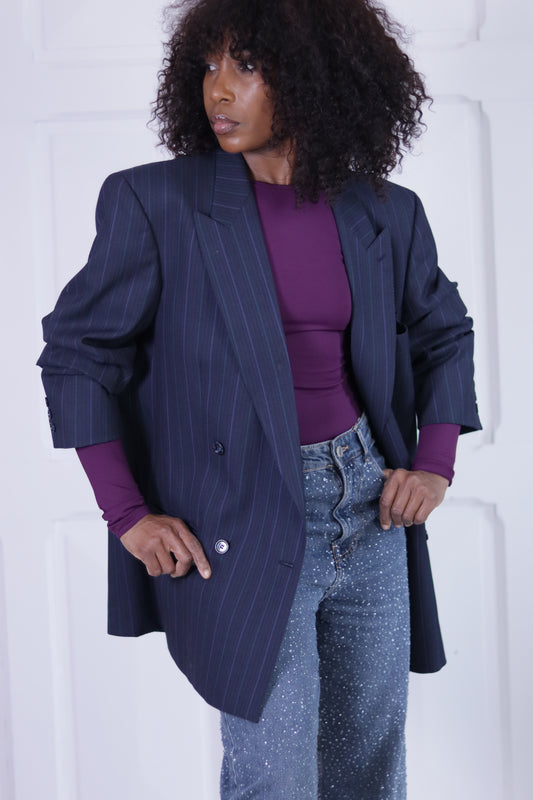 Pierre Cardin blazer à rayures