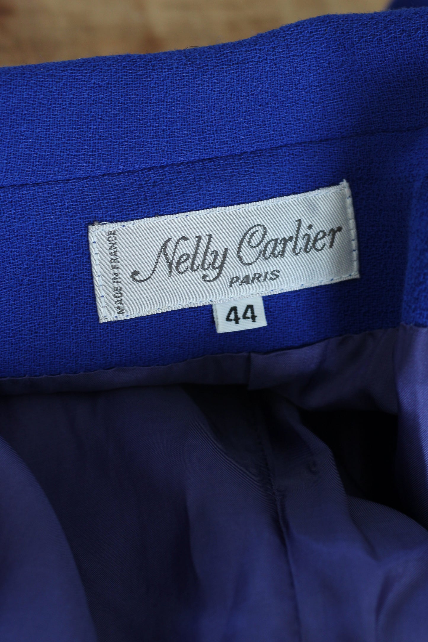 Nelly Cartier blazer à col large