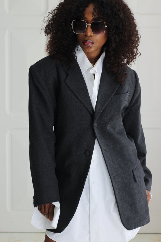 Jean Paul Gaulteir blazer en laine vintage