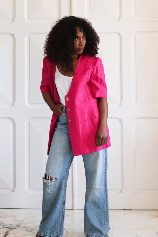 Nelly Cartier blazer rose