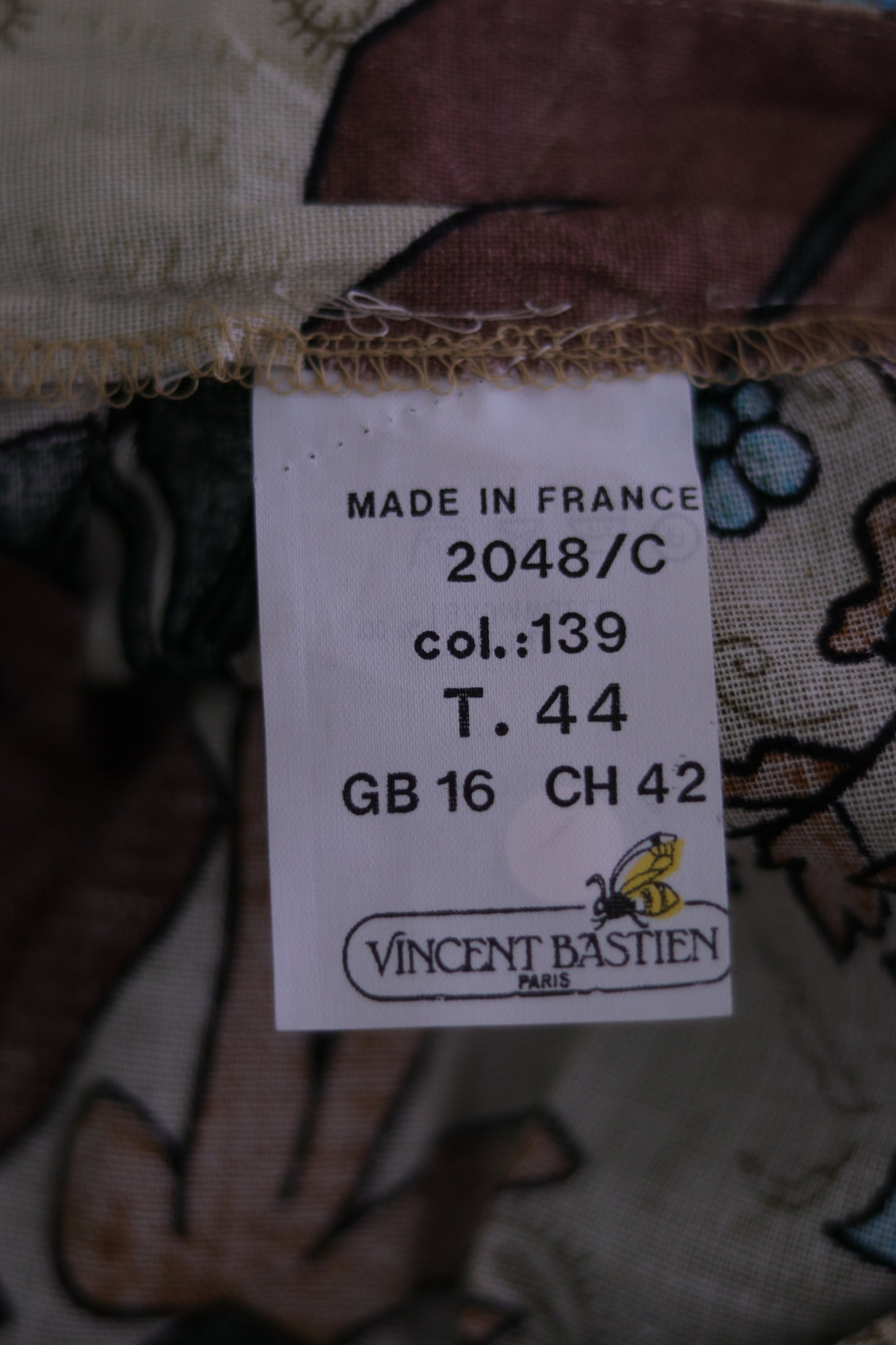 Vincent Bastien blouse florale