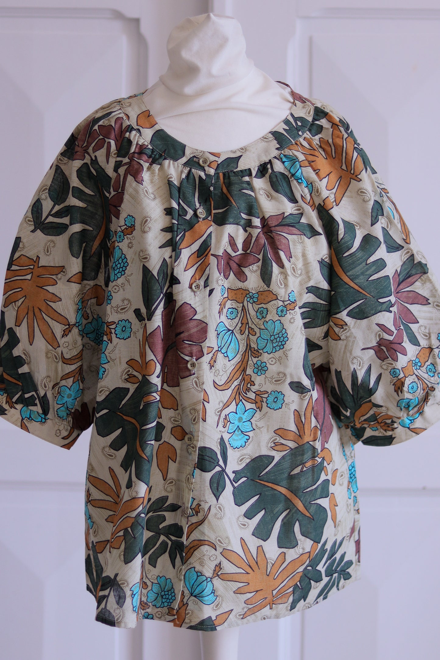 Vincent Bastien blouse florale