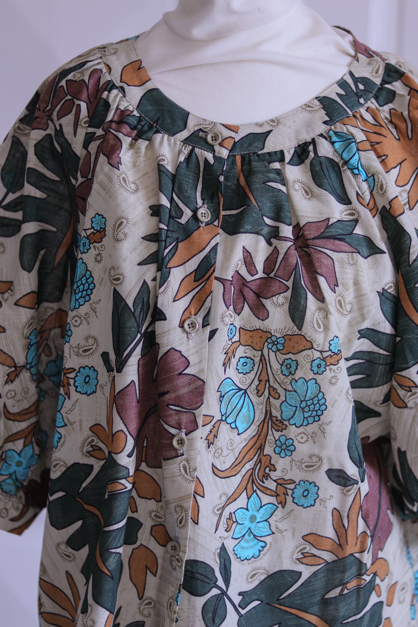 Vincent Bastien blouse florale