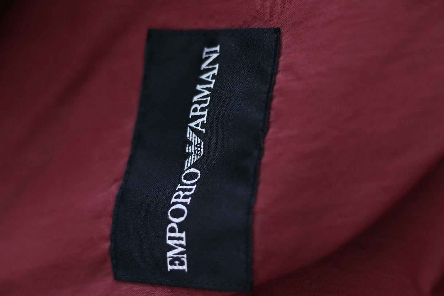 Emporio Armani veste cuir d'agneau