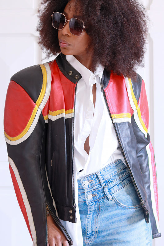 Stop blouson cuir moto