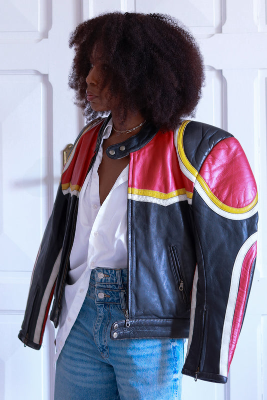 Stop blouson cuir moto