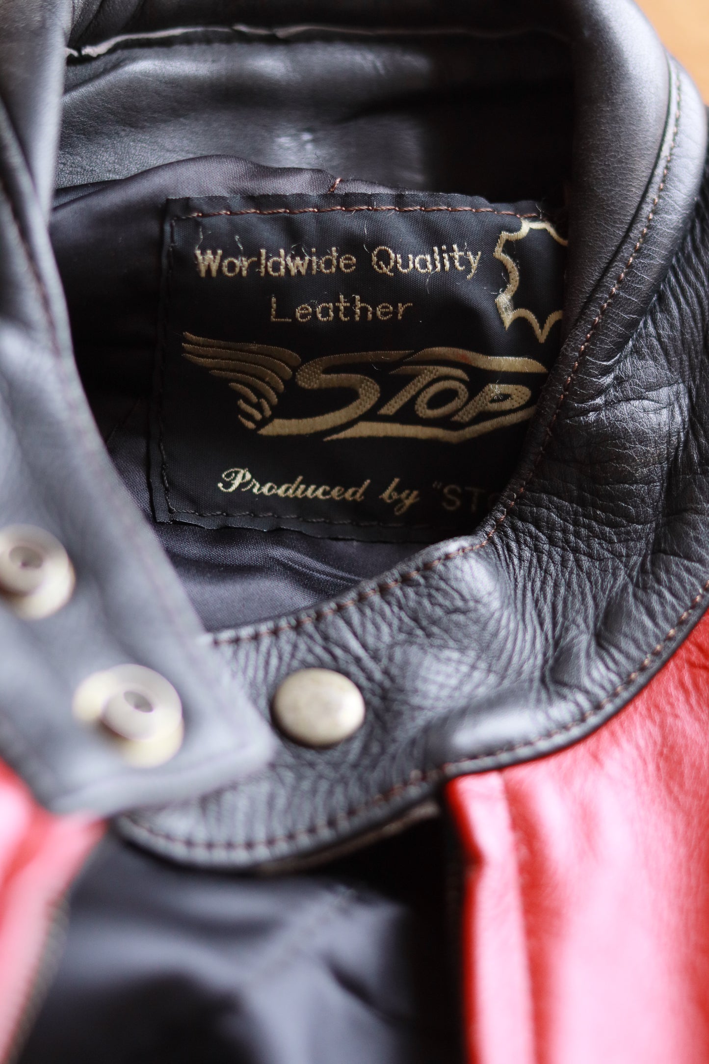 Stop blouson cuir moto