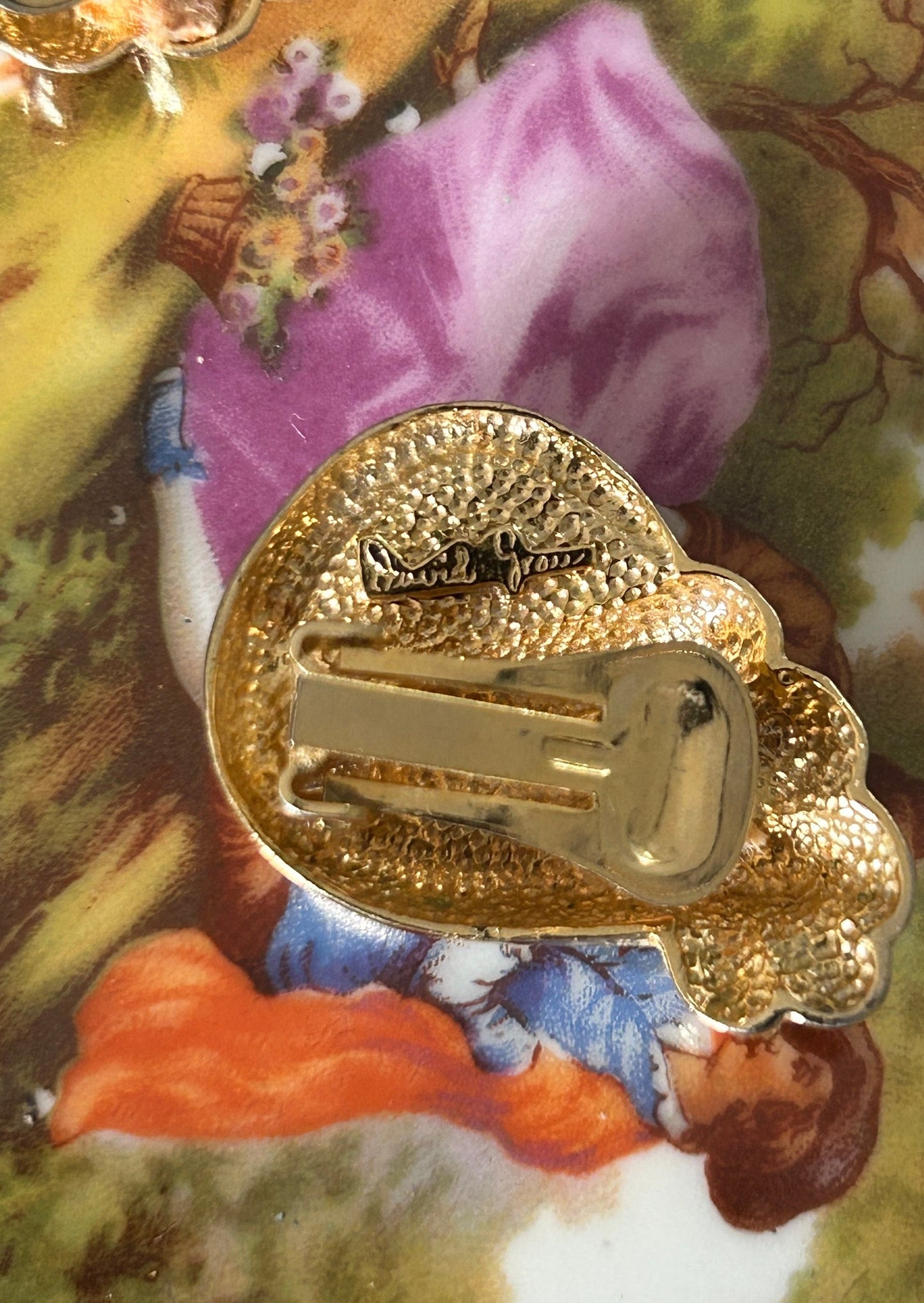 Boucles d'oreilles vintage David Grau