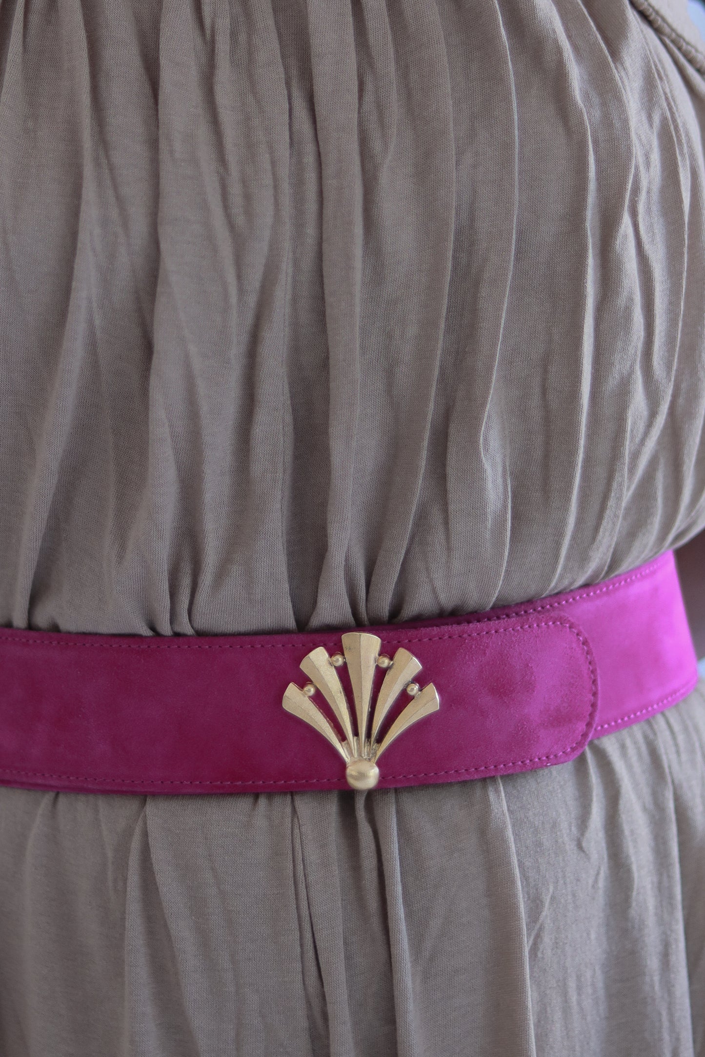 Ceinture Bailly velour daim