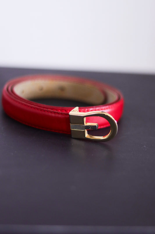Ceinture rouge Pierre Cardin