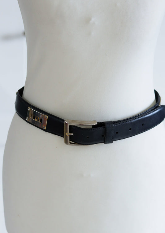 Ceinture en cuir Printemps