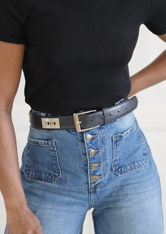 Ceinture en cuir Printemps