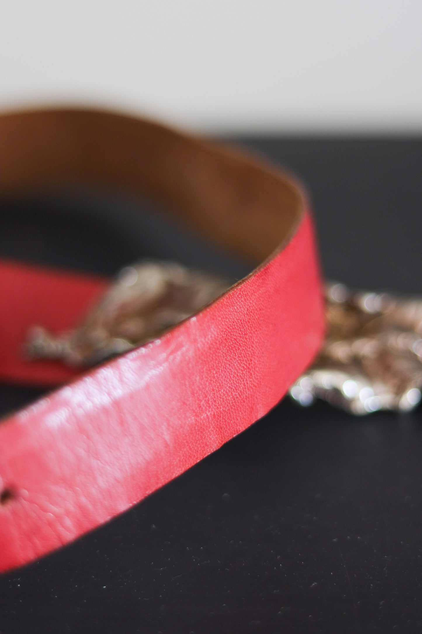 Ceinture artisanale en cuir