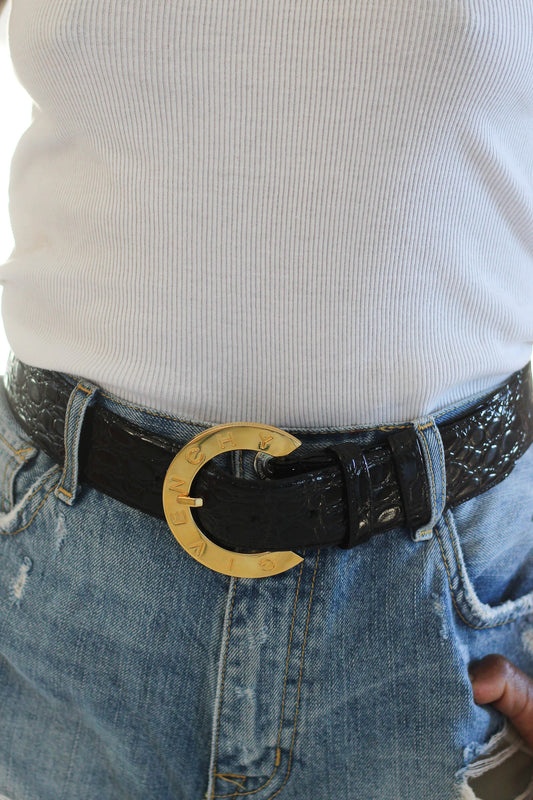 Givenchy ceinture en cuir vintage