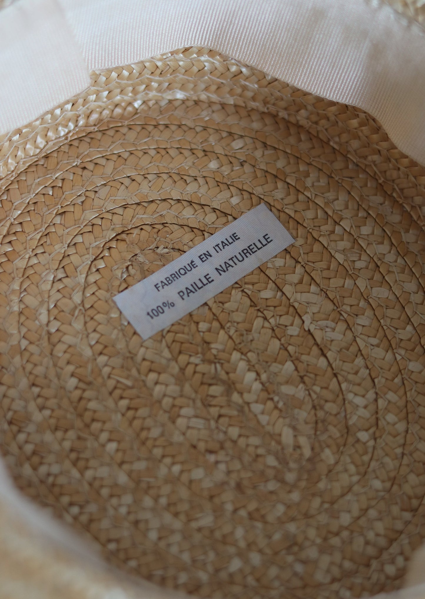 Chapeau canotier vintage