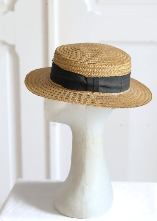Chapeau canotier vintage