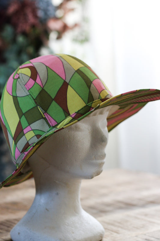 Chapeau vintage Psychédélique
