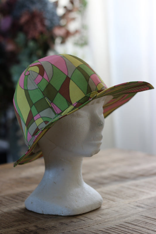 Chapeau vintage Psychédélique