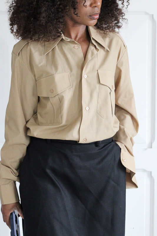 Chemise uniforme de travail vintage