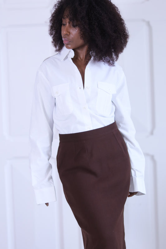 Givengy jupe chocolat