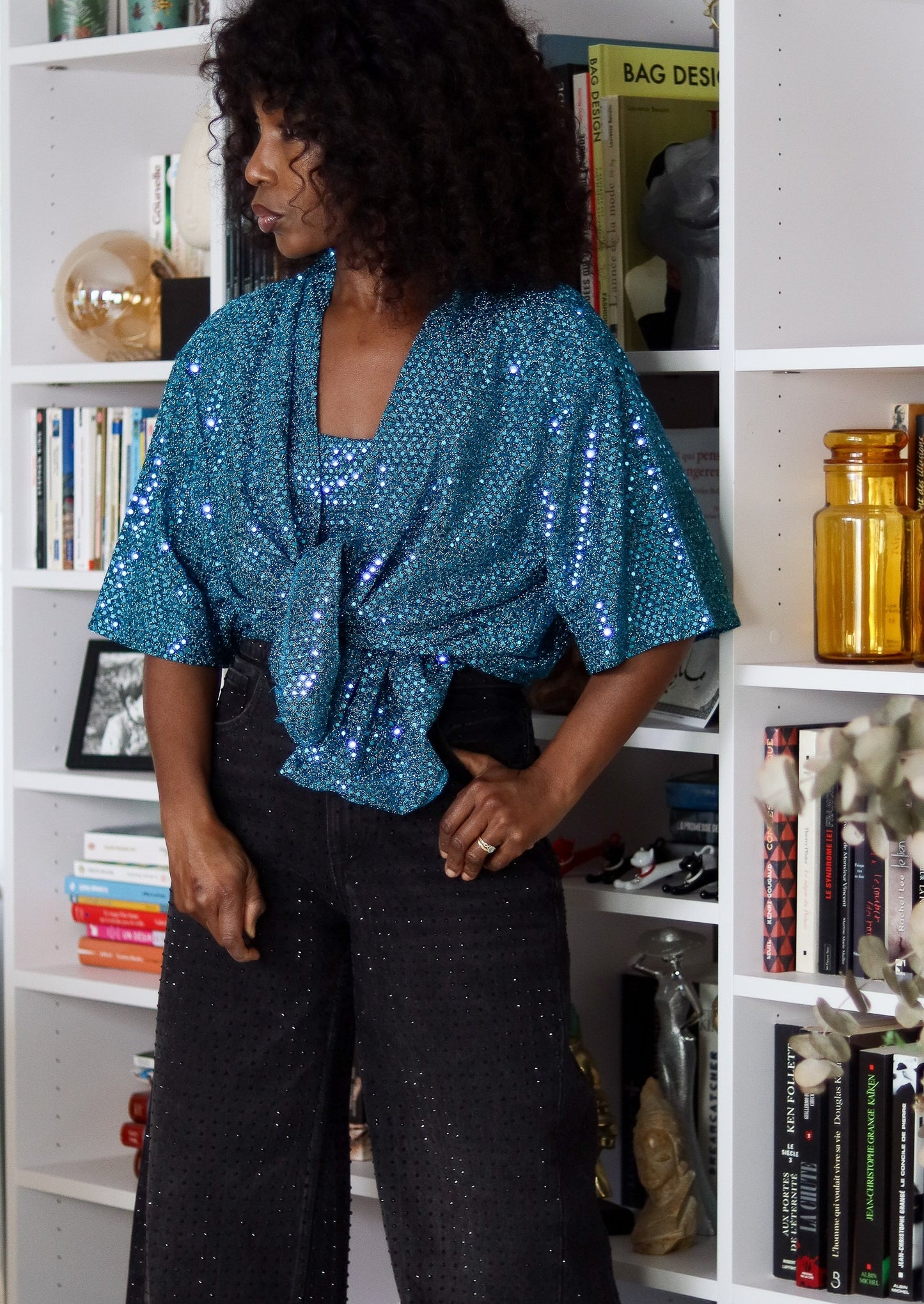 Nathalie ANDERSEN blouse soirée