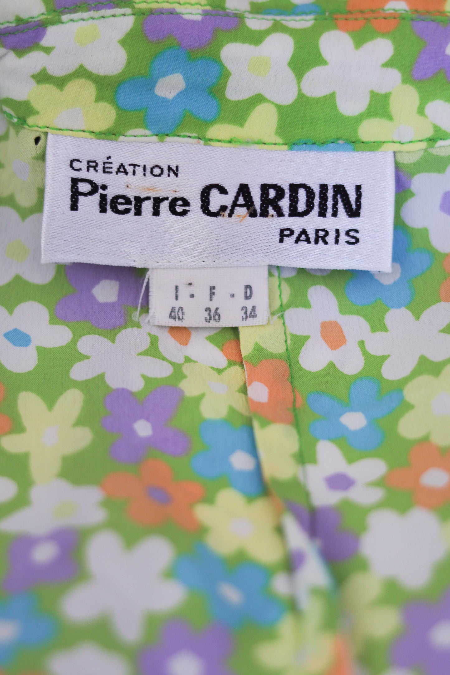 Pierre Cardin chemisier fleuri